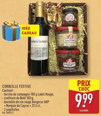 ALDI CORBEILLE FESTIVE offre