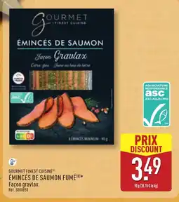 ALDI Émincés de saumon fumé offre