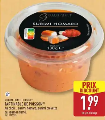 ALDI Gourmet finest cuisine tartinable de poisson offre