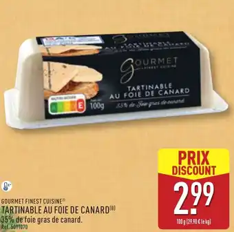 ALDI Tartinable au foie de canard offre