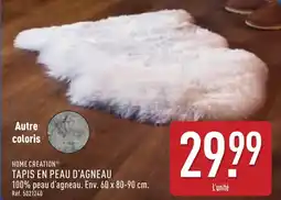 ALDI Tapis en peau d'agneau offre