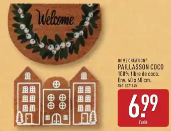 ALDI Home creation paillasson coco offre
