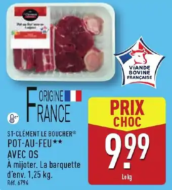 ALDI St-clément le boucher pot-au-feu avec os offre