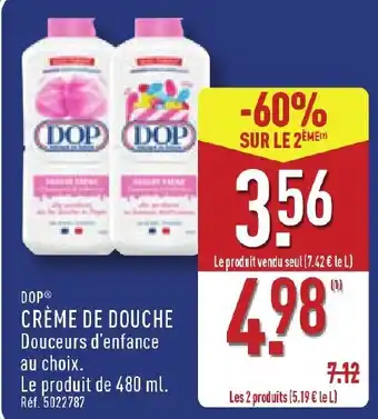 ALDI Dop crème de douche offre