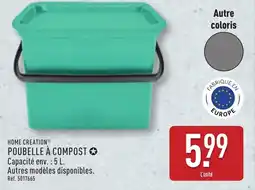 ALDI Home creation poubelle à compost offre