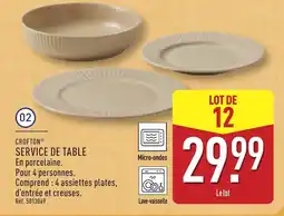 ALDI Crofton service de table offre