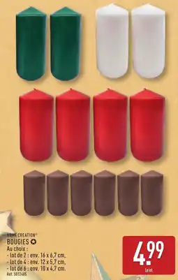 ALDI Home creation bougies offre