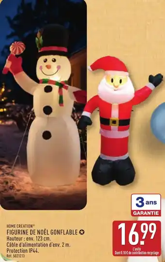 ALDI FIGURINE DE NOËL GONFLABLE offre