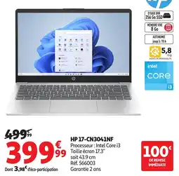 Auchan Hp 17-cn3041nf offre