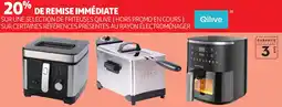 Auchan SUR UNE SELECTION DE FRITEUSES QILIVE HORS PROMO EN COURS SUR CERTAINES RÉFÉRENCES PRÉSENTES AU RAYON ÉLECTROMÉNAGER offre