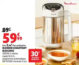 Auchan Blender chauffant offre