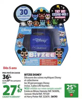 Auchan Bitzee disney offre