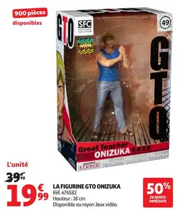 Auchan La figurine gto onizuka offre