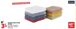 Auchan Linge de toilette uni actuel offre