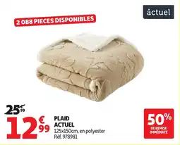 Auchan Plaid actuel offre