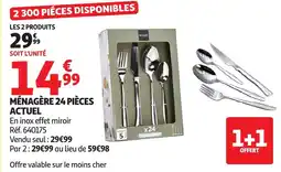 Auchan Ménagère 24 pièces actuel offre
