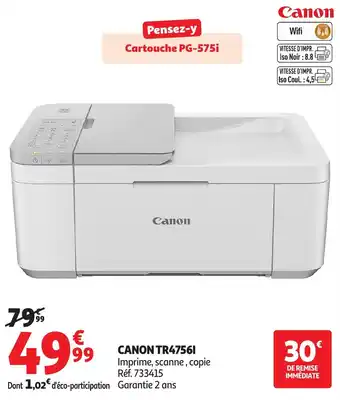 Auchan Canon tr47561 offre