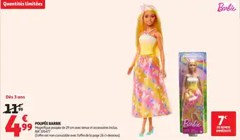 Auchan Poupée barbie offre