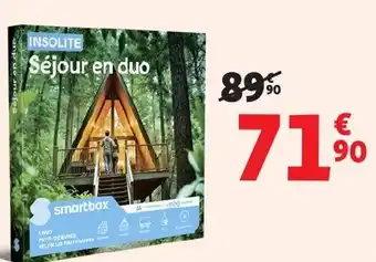 Auchan Insolite séjour en duo offre