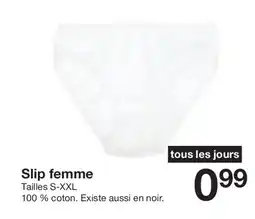 Zeeman Slip femme offre