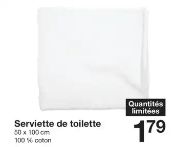 Zeeman Serviette de toilette offre