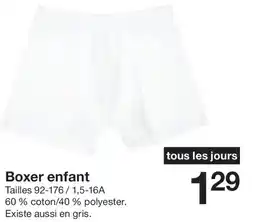 Zeeman Boxer enfant offre