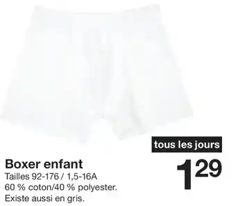 Zeeman Boxer enfant offre
