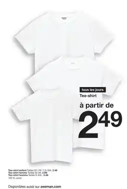 Zeeman tous les jours Tee-shirt offre