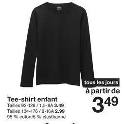Zeeman Tee-shirt enfant offre
