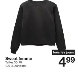 Zeeman Sweat femme offre