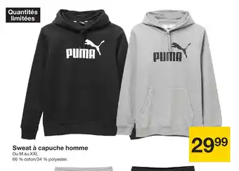 Zeeman Sweat à capuche homme offre