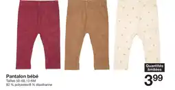 Zeeman Pantalon bébé offre