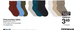 Zeeman Chaussettes bébé offre