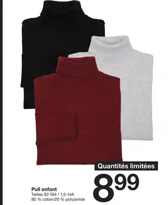 Zeeman Pull enfant offre