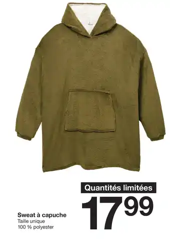 Zeeman Sweat à capuche offre