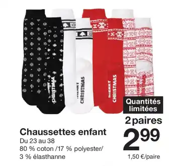 Zeeman Chaussettes enfant offre