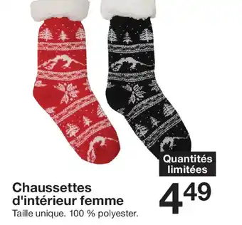 Zeeman Chaussettes d'intérieur femme offre