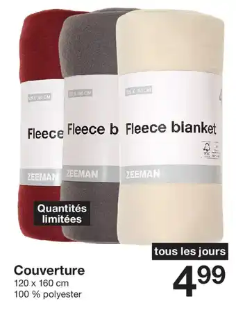 Zeeman Couverture offre