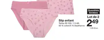 Zeeman Slip enfant offre