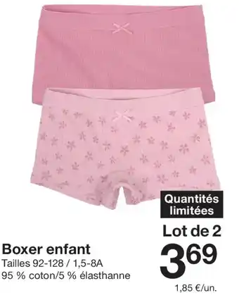 Zeeman Boxer enfant offre