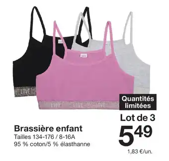 Zeeman Brassière enfant offre