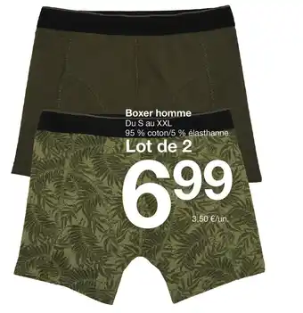 Zeeman Boxer homme offre