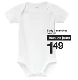 Zeeman Body à manches courtes offre