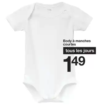 Zeeman Body à manches courtes offre