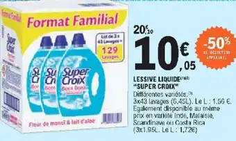 E.Leclerc Lessive Liquide Super Croix offre