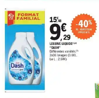 E.Leclerc Lessive Liquide Dash offre
