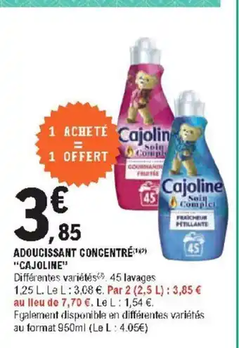 E.Leclerc Adoucissant Concentré offre