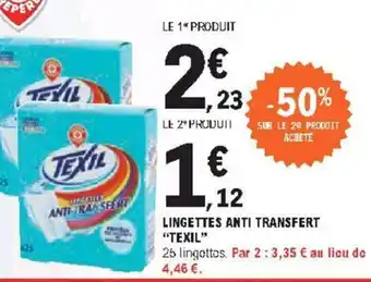 E.Leclerc Lingettes Anti Transfert offre