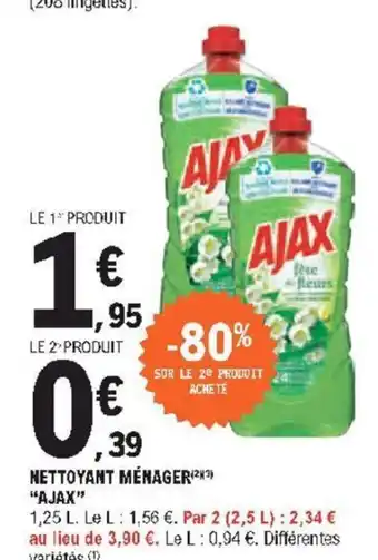 E.Leclerc Nettoyant Ménager offre
