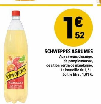 Supeco Schweppes Agrumes offre